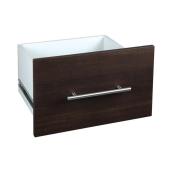 ClosetMaid SuiteSymphony Midnight Brown 16-in Modern Deep Drawer With Soft Close Glides