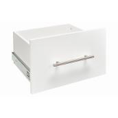 ClosetMaid SuiteSymphony 16-in W x 10-in H Pure White Deep Modern Drawer with Soft-Close Glides