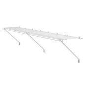 ClosetMaid Shelf Kit with Brackets in White Steel - 12-in x 6-ft