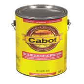 Cabot Exterior Acrylic Solid Deck Stain - White - Water Based - 3.67-L
