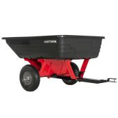CRAFTSMAN 56 L x 33-in W 10-cu. ft. Load Capacity Poly and Steel Dump Cart