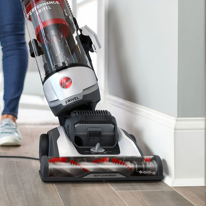 Hoover High-Performance Swivel Upright Vacuum with WindTunnel and Dual Cyclone Technologies