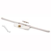White Metal Roto Gear Operator for Awning Window - 16 1/8