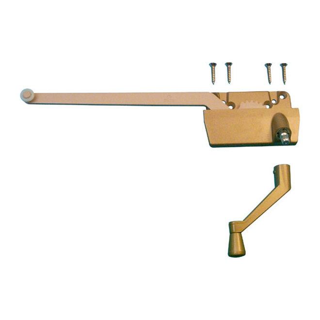 Prime-Line Truth Hardware Surface Mount Latch Mechanism - Single Arm - Copper - Left-Handed - 9 1/2-in L