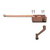 Prime-Line Truth Hardware Surface Mount Latch Mechanism - Single Arm - Copper - Left-Handed - 13 1/2-in L