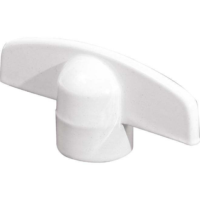 Prime-Line Universal T-Crank Casement Window Handle 2/pk (White)