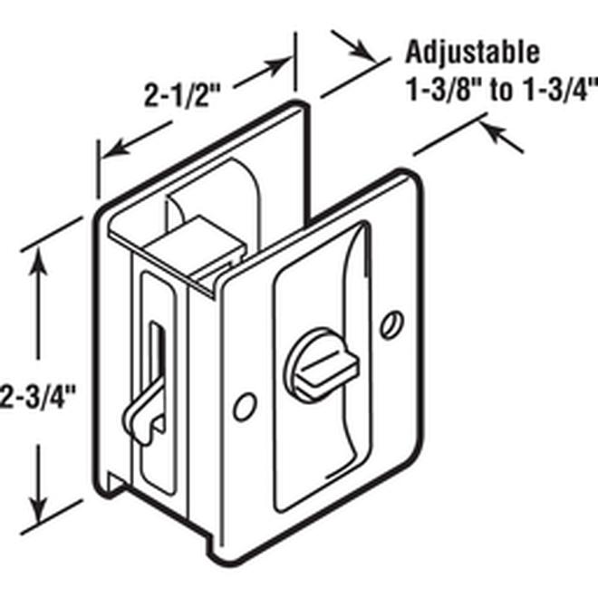 Prime-Line Door Lock and Pull