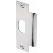 Prime-Line Commercial Entry Door Strike - Stainless Steel - Polished Brass - 1 1/4-in W x 4 7/8-in L