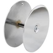 Prime-Line Door Hole Filler Plate - Chrome Plated Steel - 2 5/8-in