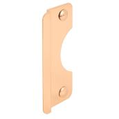 Prime-Line Door Latch Shield - Brass-Plated - Residential/Commercial - 6-in H x 2 5/8-in W