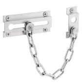 Prime-Line Chain Door Guard - Brass - Satin Chrome - 3 5/16-in