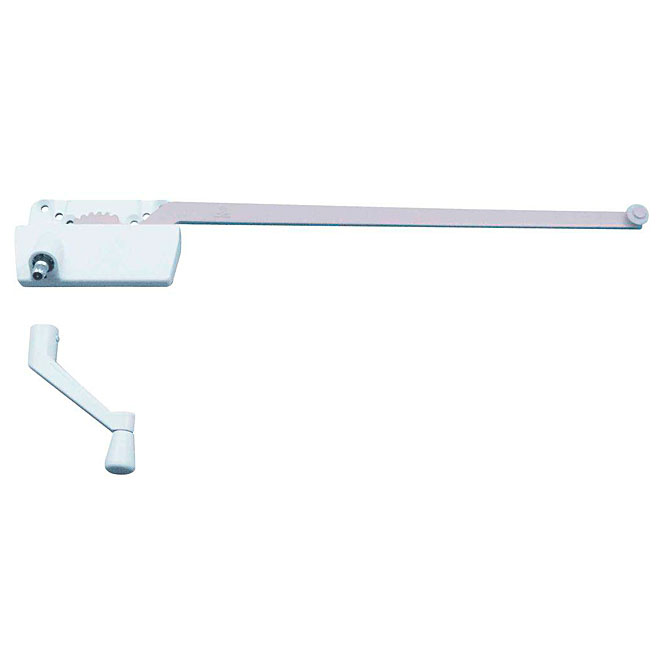 Prime-Line Single Casement Operator - Mixed Materials - White - Right Handing -13 1/2-in L
