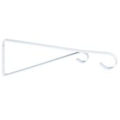 Steel Plant bracket - 12" - White