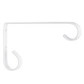 Aluminum Mural Plant Bracket - 3/4" x 6" x 4" - White