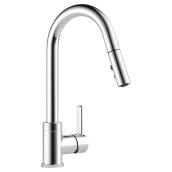 Robinet de cuisine à bec rétractable, chrome