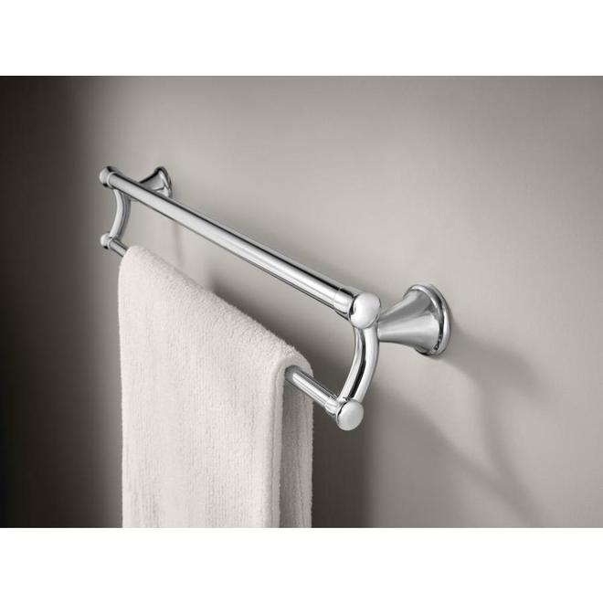 DELTA 24-In Chrome Wall Mount Grab Bar