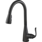 Delta Grenville Matte Black 1-Handle Pull-Down Kitchen Faucet -