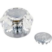 Poignées de robinet Master Plumber en acrylique pour robinets Crane 355371-2 et 039321-2
