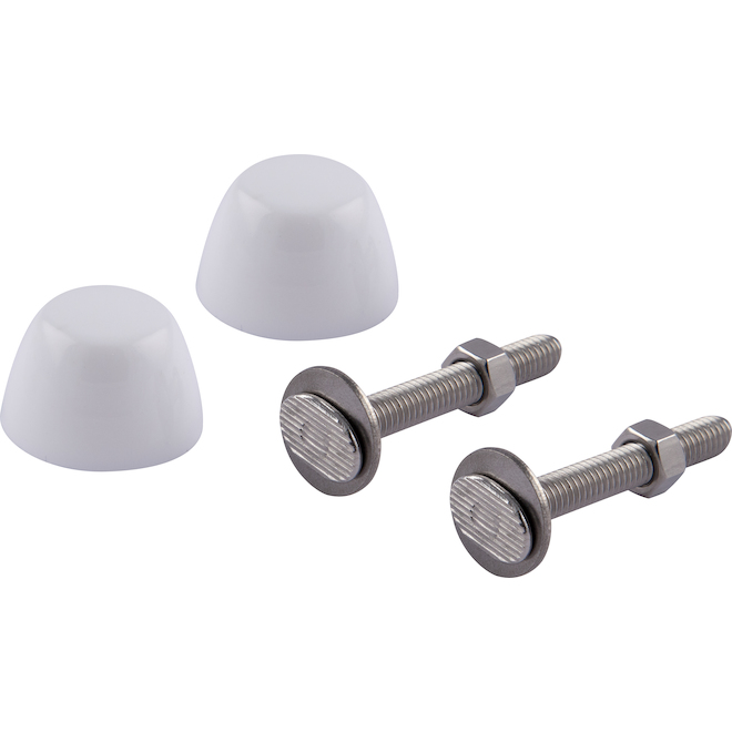 Master Plumber Set of Toilet Bolts with Caps 257KT