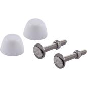 Master Plumber Set of Toilet Bolts with Caps