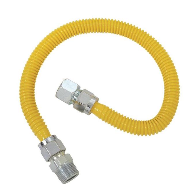 BrassCraft 3/4in Dia x 48in L. SS Corrugated Gas Connector RONA