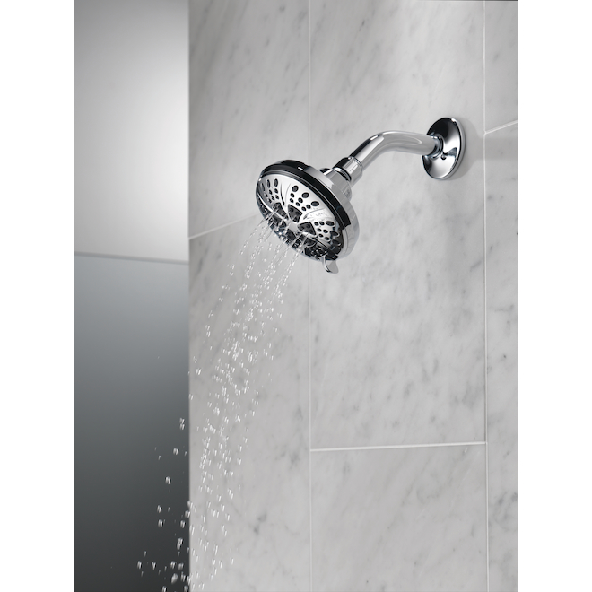 Delta Showerhead with 6 Spray Settings Chrome