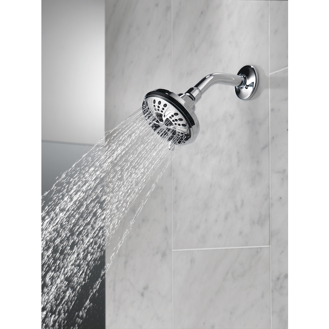 Delta Showerhead with 6 Spray Settings Chrome