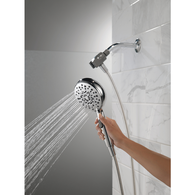 Delta 6-function Chromed Finish Shower Head