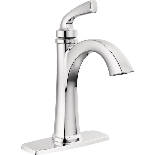 Delta Geist Single-Hole Lavatory Faucet in Chrome with 1 Handle