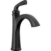 Delta Geist Bathroom Faucet with 1 Handle WaterSense Certified - Matte Black