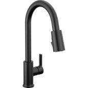 Peerless Kitchen Faucet with 1 Handle and Pull-Down Spout - Matte Black