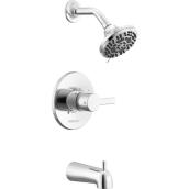 Peerless Flute Tub and Shower Faucet Kit with 1 Handle - Chrome