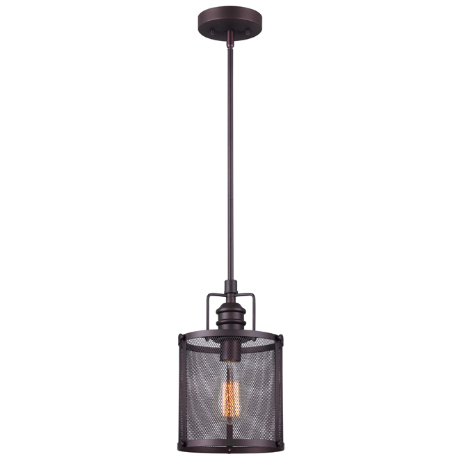 CANARM Pendant Light 1 Light Mila Oiled Bronze IPL626A01ORB RONA