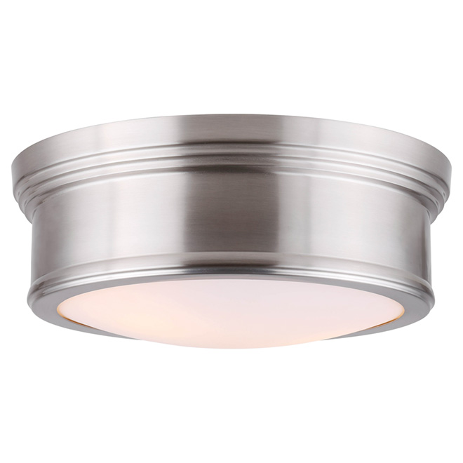Flush Mount Light 2 Lights Cie Chrome Rona Flush Mount Light 2 Lights Cie Chrome