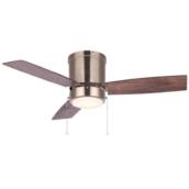 Canarm Asher 42-in Brushed Gold LED Residential Ceiling Fan - 3-Blade