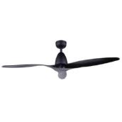 Canarm Davy 52-in Matte Black Residential Remote-Controlled Ceiling Fan - 3-Blade