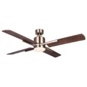 Canarm Grayson 52-in Brown LED Residential Remote-Controlled Ceiling Fan - 4-Blade