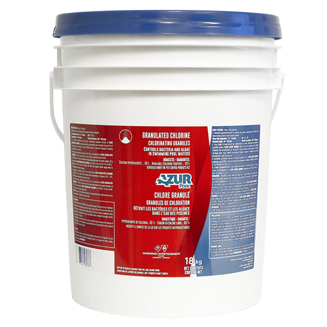 Azur Granulated Chlorine - Calcium hypochlorite - 18 kg