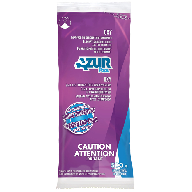 Azur Oxy 500-g Pool Non-Chlorinated Shock Treatment