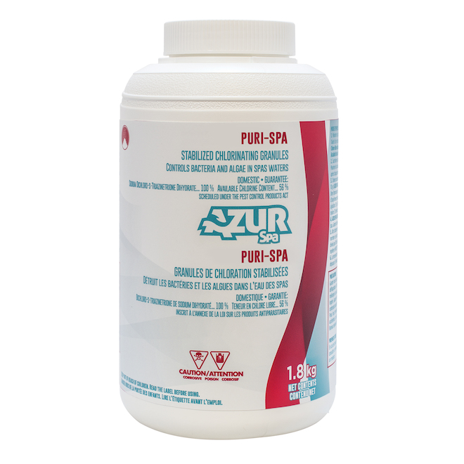 Azur Spa PURI-SPA 1.8 kg Stabilized Chlorinating Granules