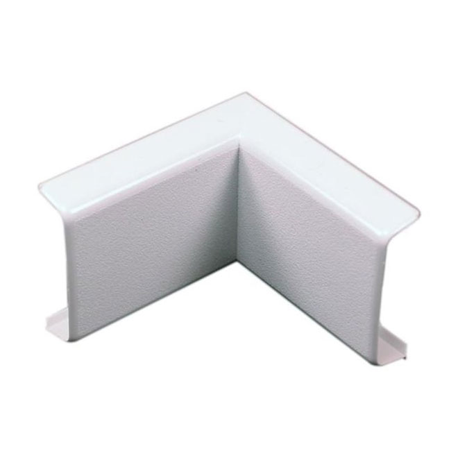 Wiremold Inside Corner Wire Cover 2.5-in Plastic White NMW7