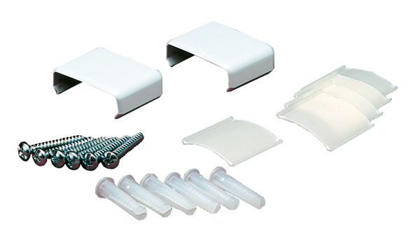 Accessoires pour cache-fil de Wiremold plastique blanc