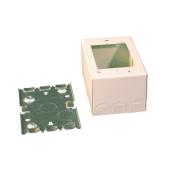 Wiremold Electrical Box 1-Gang Steel Ivory