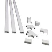 Sanus Cable Cover TV Kit 48-in White 10-Pieces