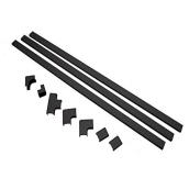 Sanus Cable Cover TV Kit 48-in Black 10-Pieces