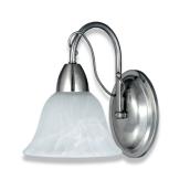 Candice 1-Light Wall Sconce - 9.25" - Brushed Steel
