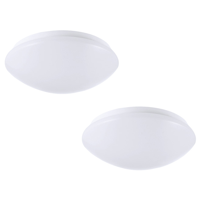 Globe Ceiling Lights Flush Mount 2 Pack White Led