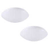 Plafonnier affleurant à DEL, blanc, 15 W, 10