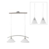 Ensemble luminaire suspendu et suspensions, 4 lumières