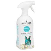 Nettoyant pour fenêtre et miroir Attitude, biodégradable, parfum de zeste d'agrumes, 800 ml